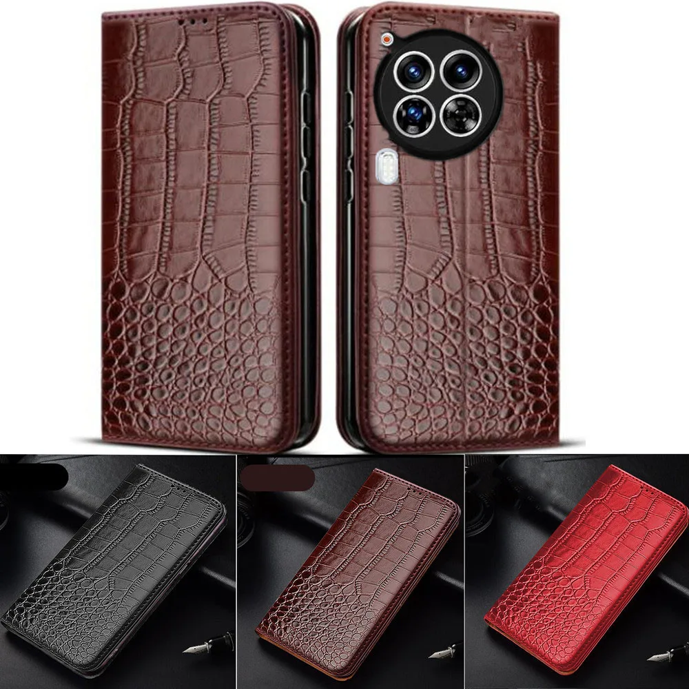 Флип-кошелек кожаный флип-чехол для Tecno Camon 30 Premier чехол Pro 4G