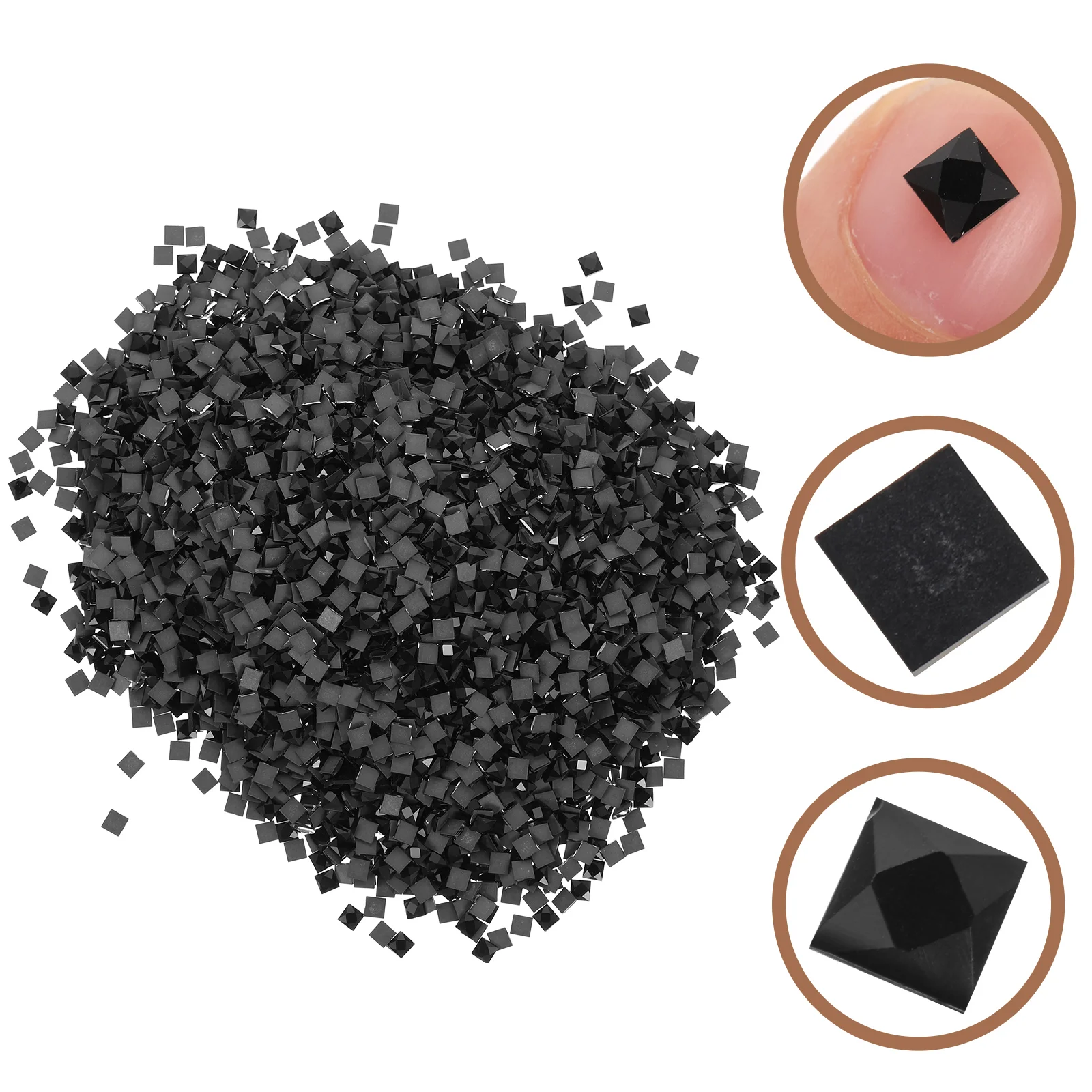 5000 шт. аксессуары для ногтей нерегулярная мозаичная плитка стеклянное украшение