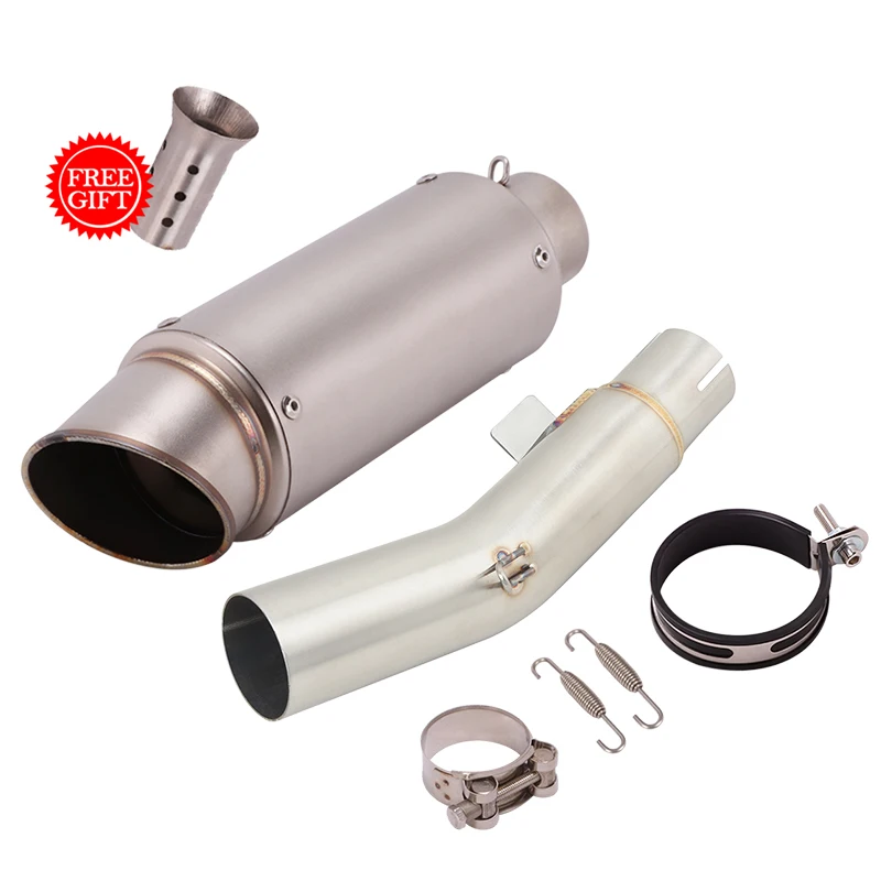 Модифицированная выхлопная труба средней длины мотоцикла с космическим мото дБ