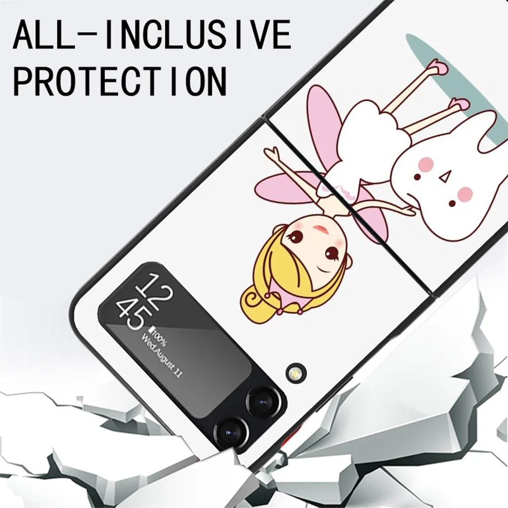 Чехол для телефона Wisdom Teeth Dentist Tooth Samsung Z Flip 6 5 4 3 Galaxy ZFlip6 5G Flip5 Flip4 черный жесткий