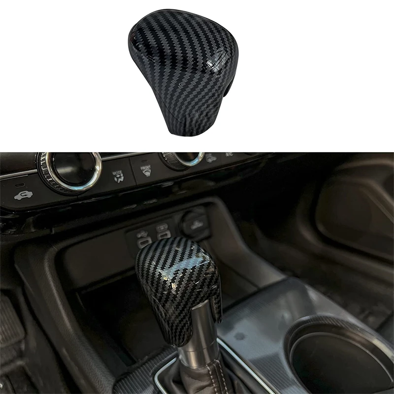

Car Gear Shift Knob Cover Carbon Fiber Pattern Trim For Honda Civic 11th Gen 2022 Car Accessories
