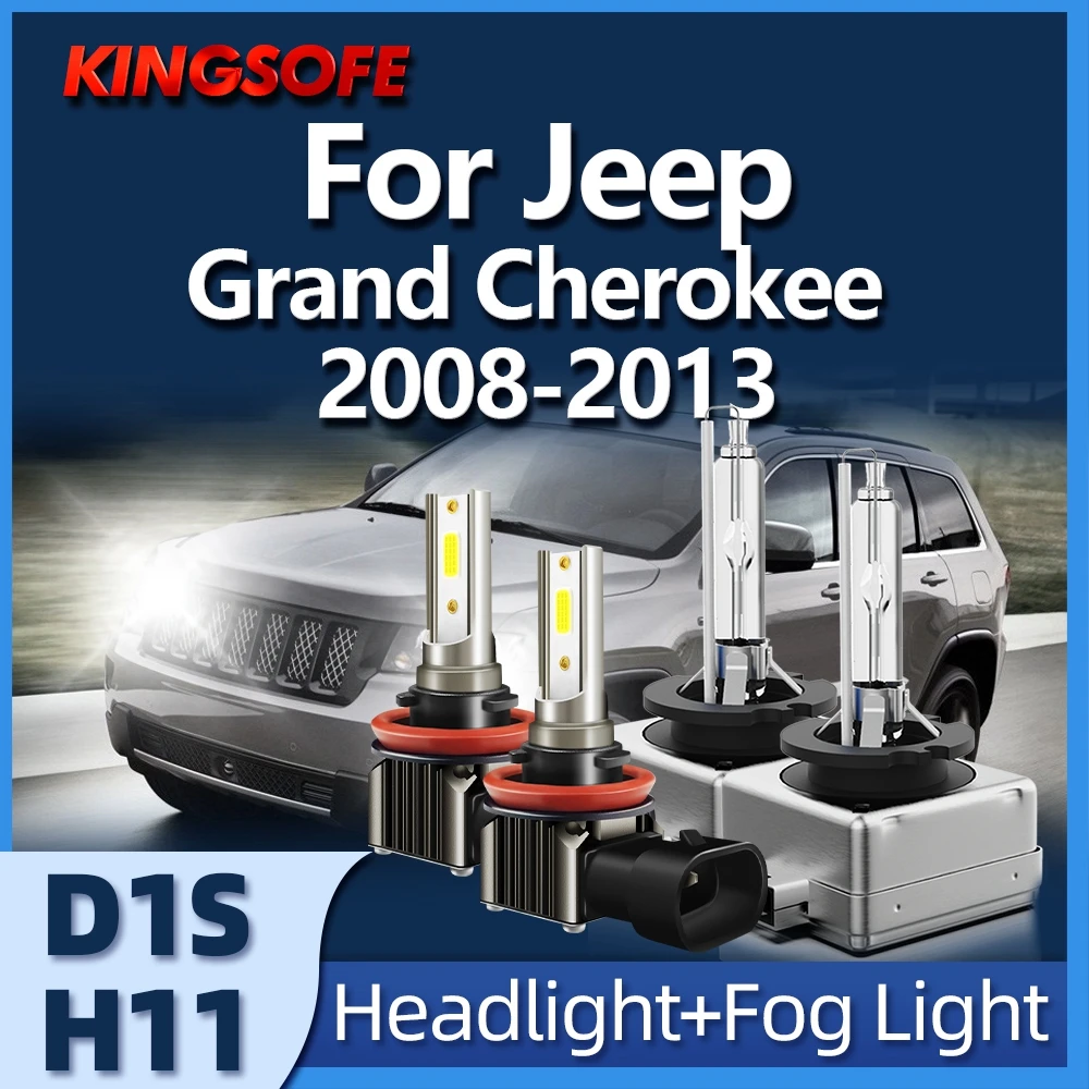 

KINGSOFE XENON D1S HID Car Original Lamp Auto Light LED Fog Lamp H11 For Jeep Grand Cherokee 2008 2009 2010 2011 2012 2013