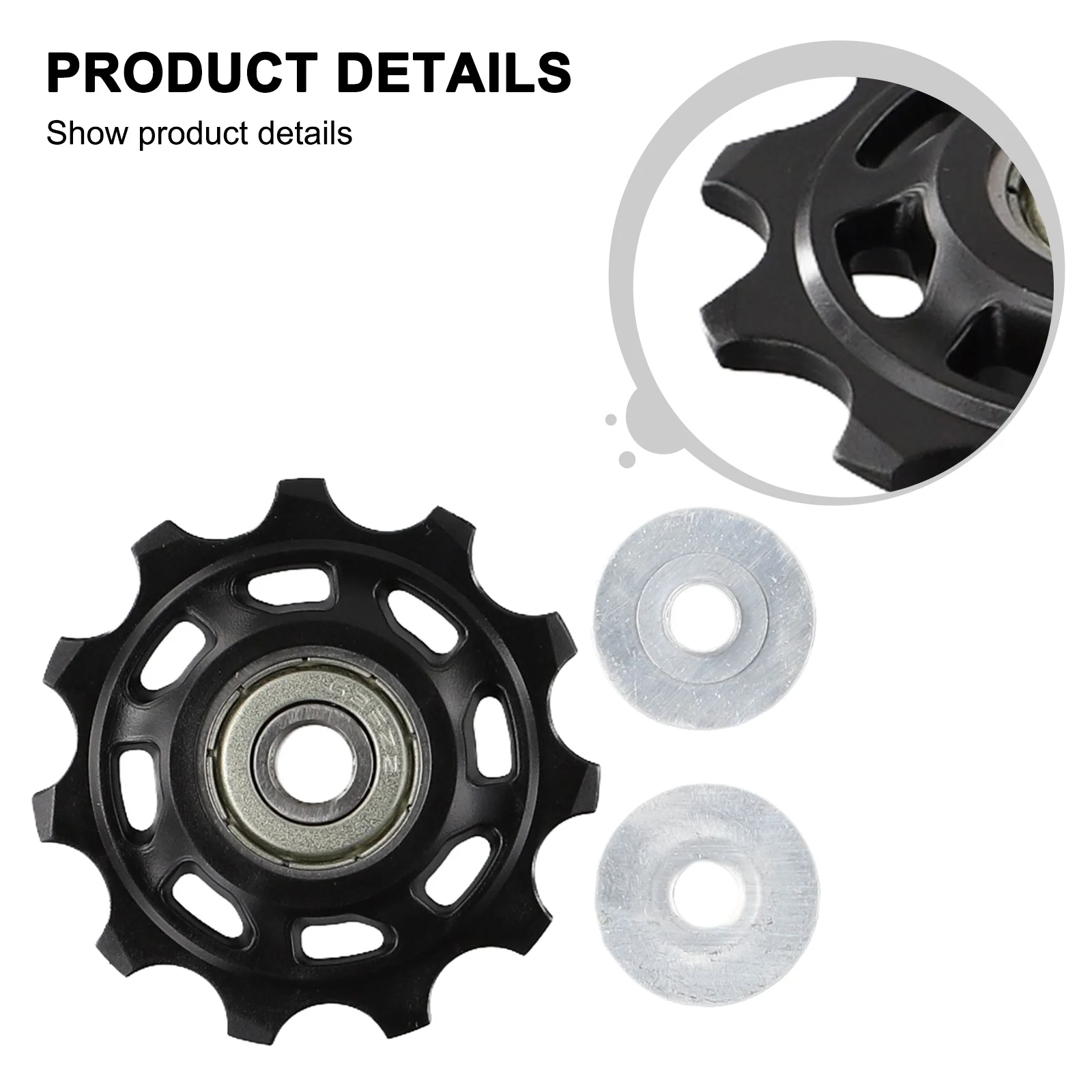 Задний переключатель велосипеда 11T/13T подшипник из алюминиевого сплава JockeyWheel