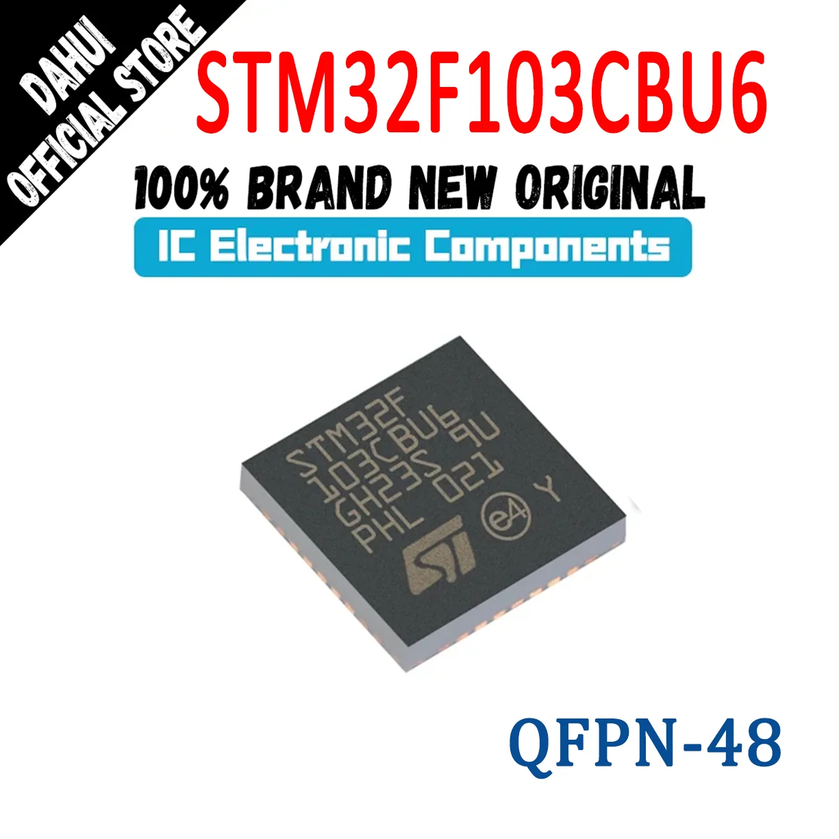 

STM32F103CBU6 STM32F103CB STM32F103 STM32F STM32 STM IC MCU Chip UFQFPN-48