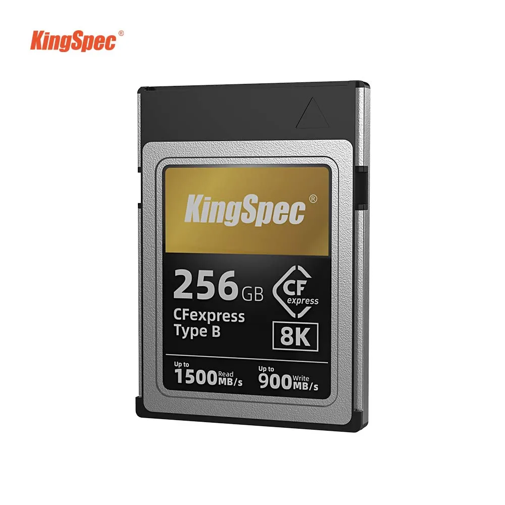 

KingSpec CFexpress Card 256GB high speed CF express type b Memory Card for Camera 4K Video