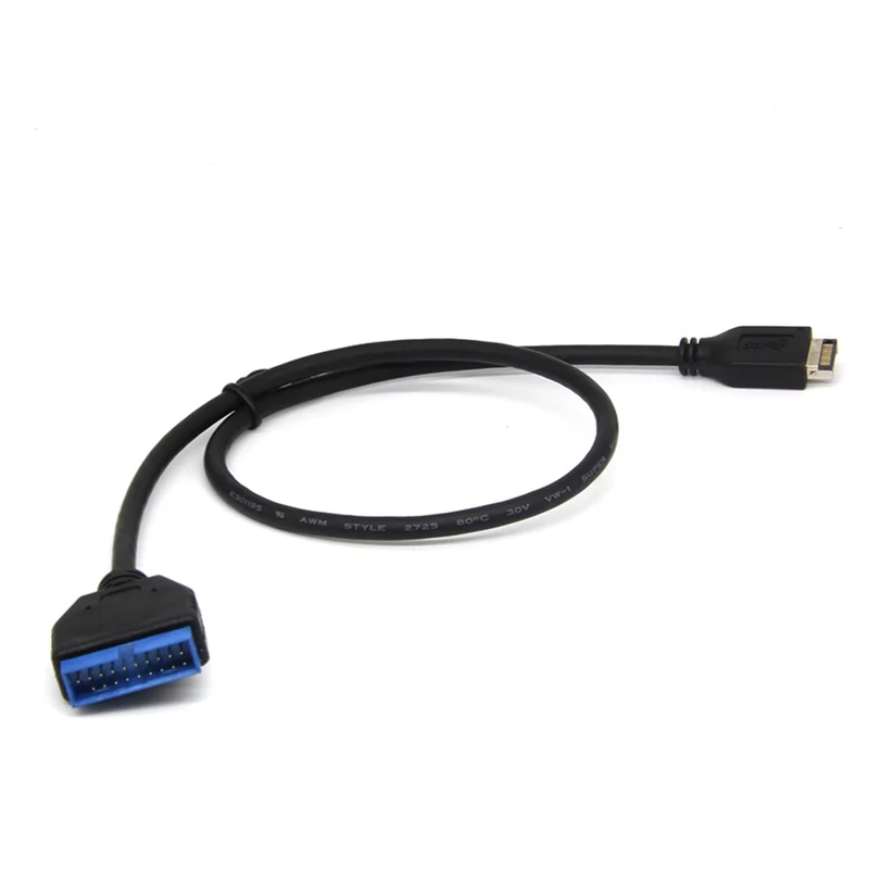 30 см USB 3.1 Type-E Male to IDC20P Кабель-адаптер 20-контактный удлинительный кабель для