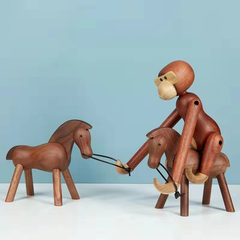 Украшение для лошадей дерево поделок декор лошади трояня на столе магазина