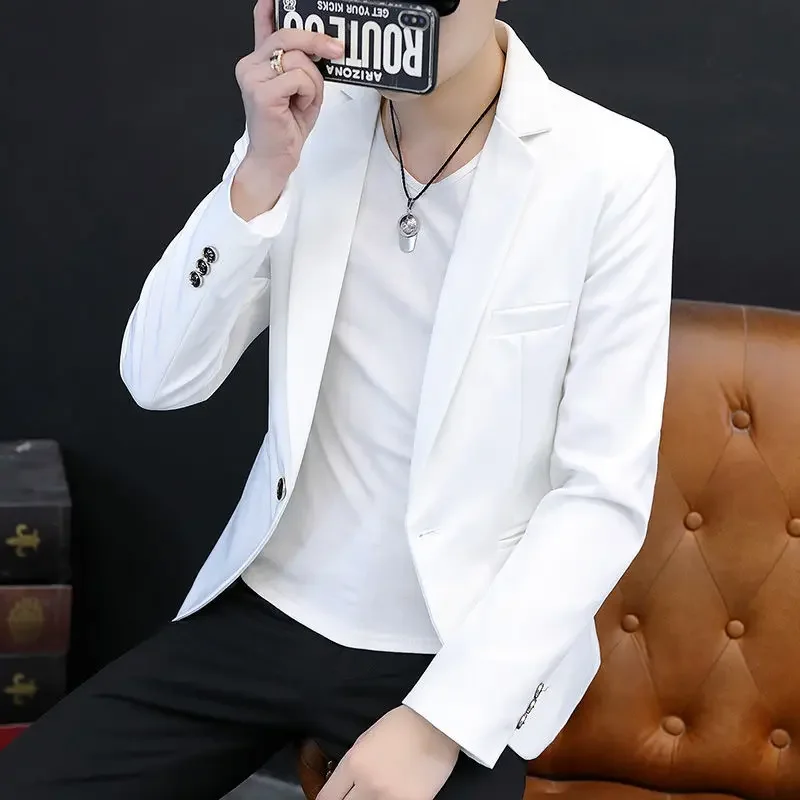 Мужские костюмы и блейзеры в стиле оверсайз куртка большого размера для мужчин