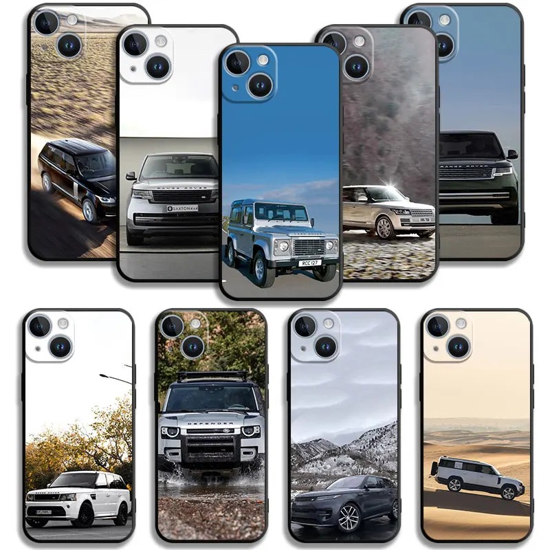 

Land Rover Sports Car For Apple 14 13 12 11 Pro X XR XS Max 8 7 Plus Mini Silicone Case