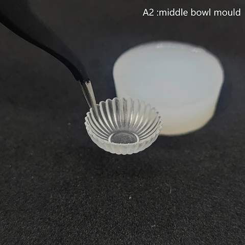 Формы для кукольных домиков GJCUTE 1:12 тарелки из силикона