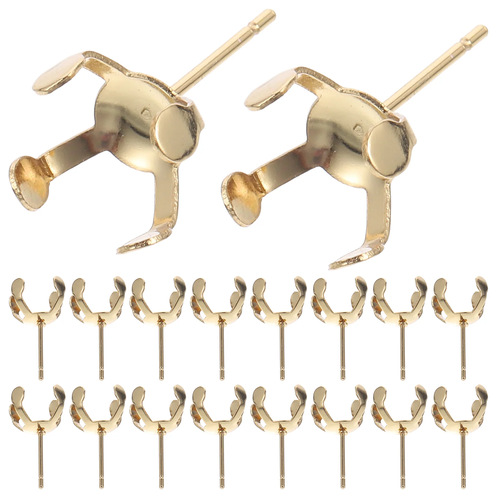 Жемчужный держатель для сережек и гвоздиков женские заготовки принадлежности