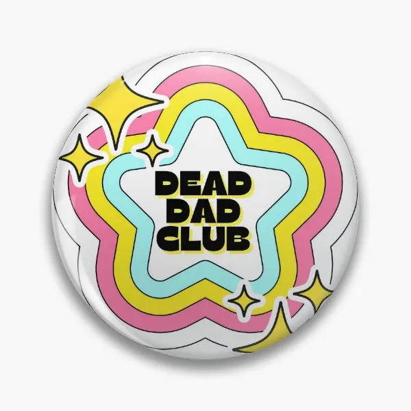 Мягкая булавка-пуговица для клуба Dead Dad ювелирные изделия воротника одежды Милая