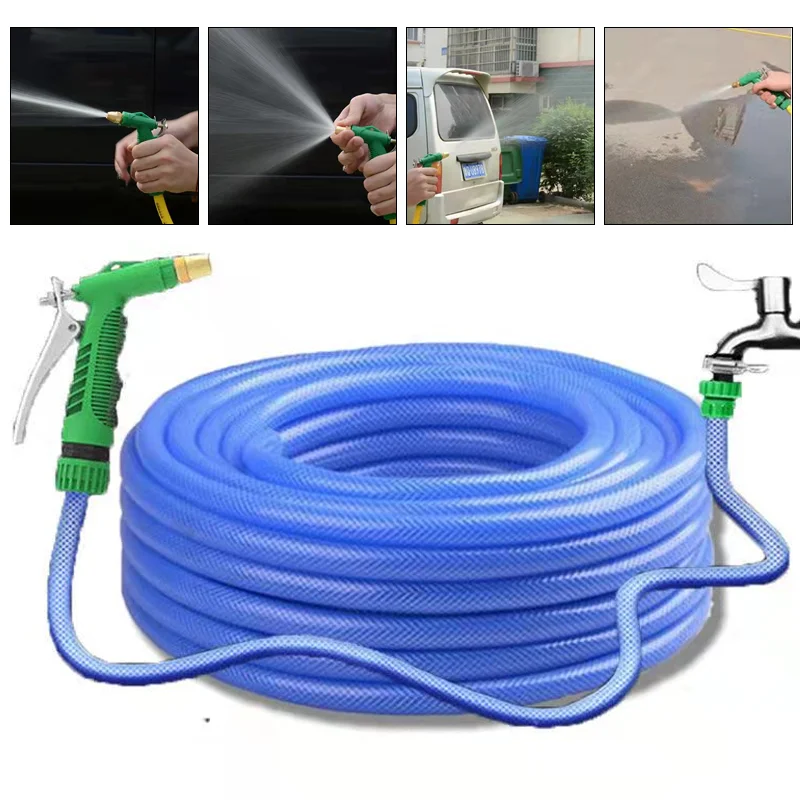 

5-10M Garden Hose Retractable Flexible Water Hose Plastic Hose Car Wash Water Gun Garden Sprayer Watering Irrigation Tools