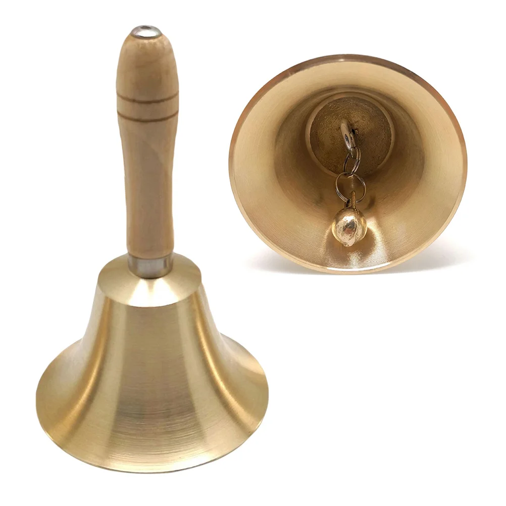 

1pc Santa Hand Bell Christmas Bell Ornaments Santa Claus Jingle Bell Xmas Bells Christmas Party Favor Christmas Dinner Bell