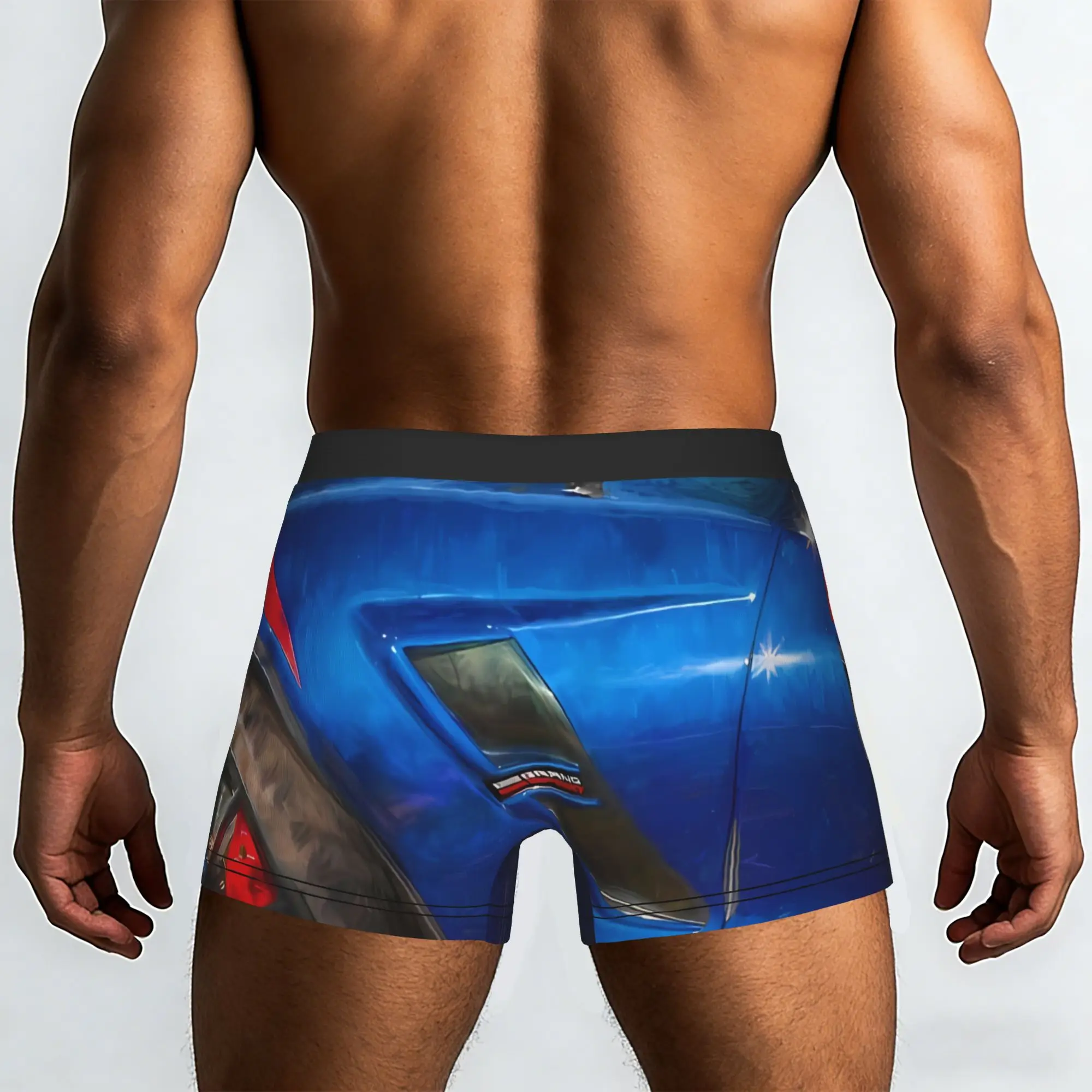 Фото 2017 Corvette C7 Grand Sport IMSA Wide Body C-Corvettes Underpants Homme Panties Мужское нижнее белье, удобные шорты, трусы-боксеры №2