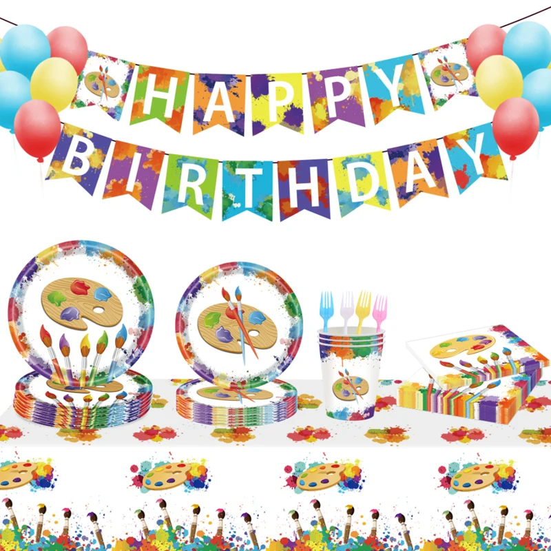 Children's Birthday Party Birthday Hanging Flag