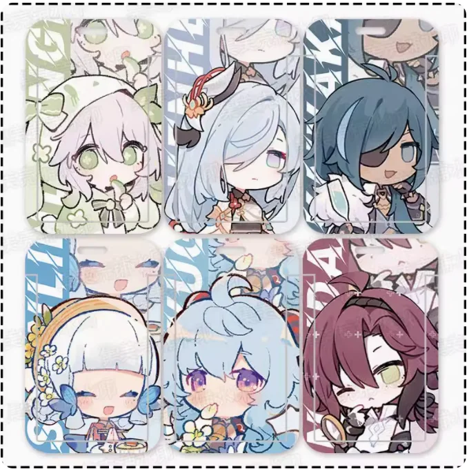 Коллекция 2024 года аниме Genshin Impact Kamisato Ayato Shenhe наклейки на телефон банковские