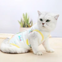 cat professional recovery suit for abdominal wounds e collar alternative for kitty and dogs after surgery wear pet pajama suit