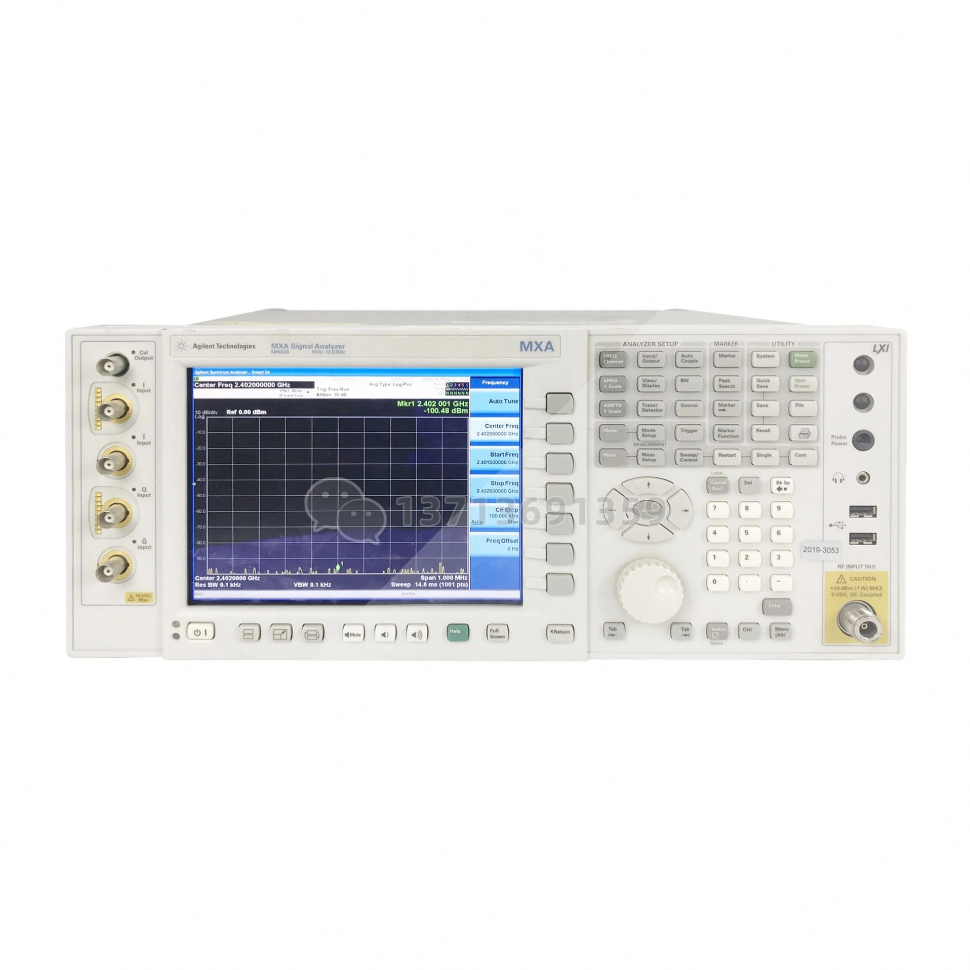 

Agilent N9020A spectrum analyzer 13.6G-26.5GHz Keysight signal analyzer