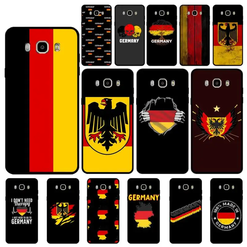 

MaiYaCa Germany flag Phone Case for Samsung J 4 5 6 7 8 prime plus 2018 2017 2016 J7 core