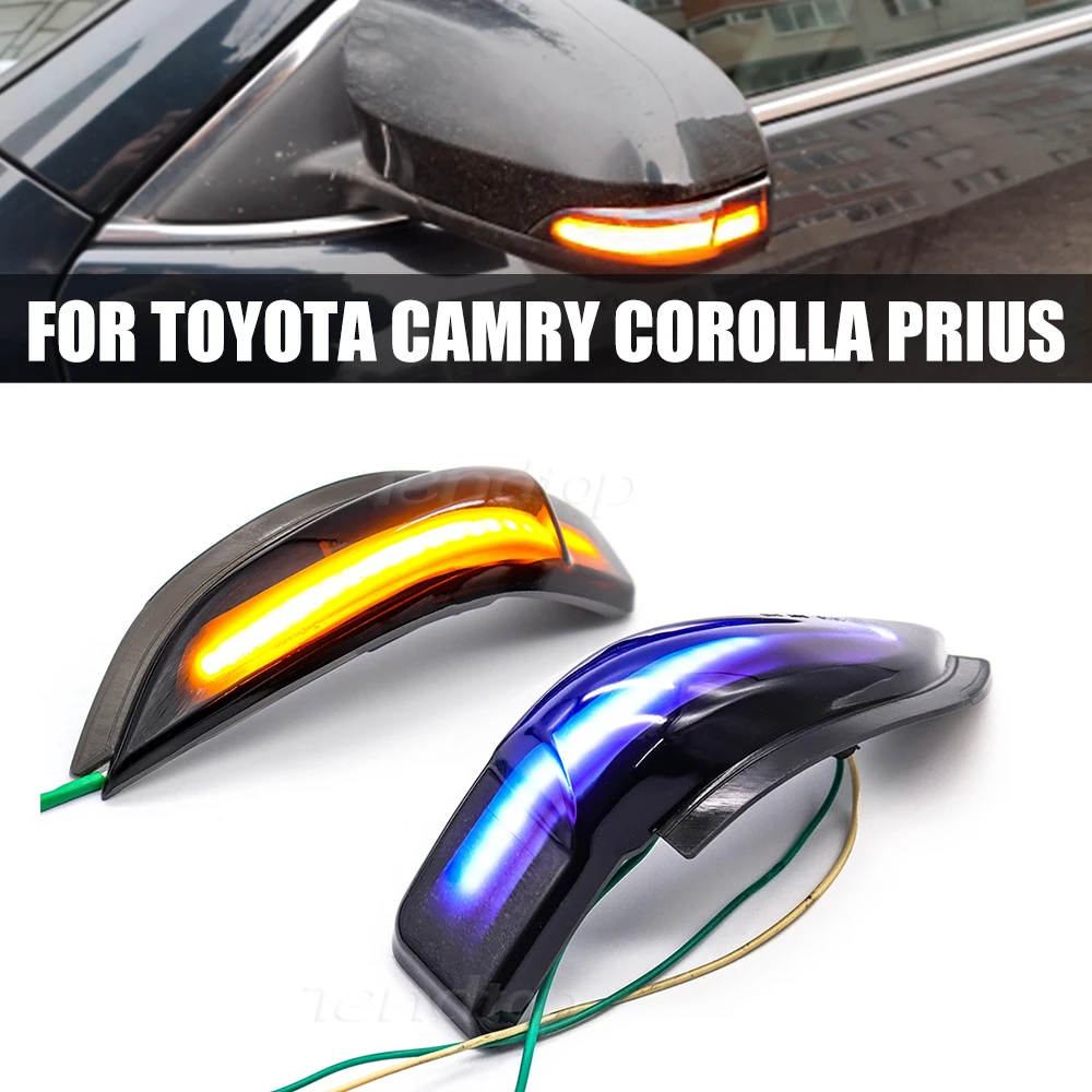 

Dynamic LED Turn Signal Lights Blinker For Toyota Corolla Camry Prius Vios CHR Yaris Venza Avalon Altis Side Mirror Indicator