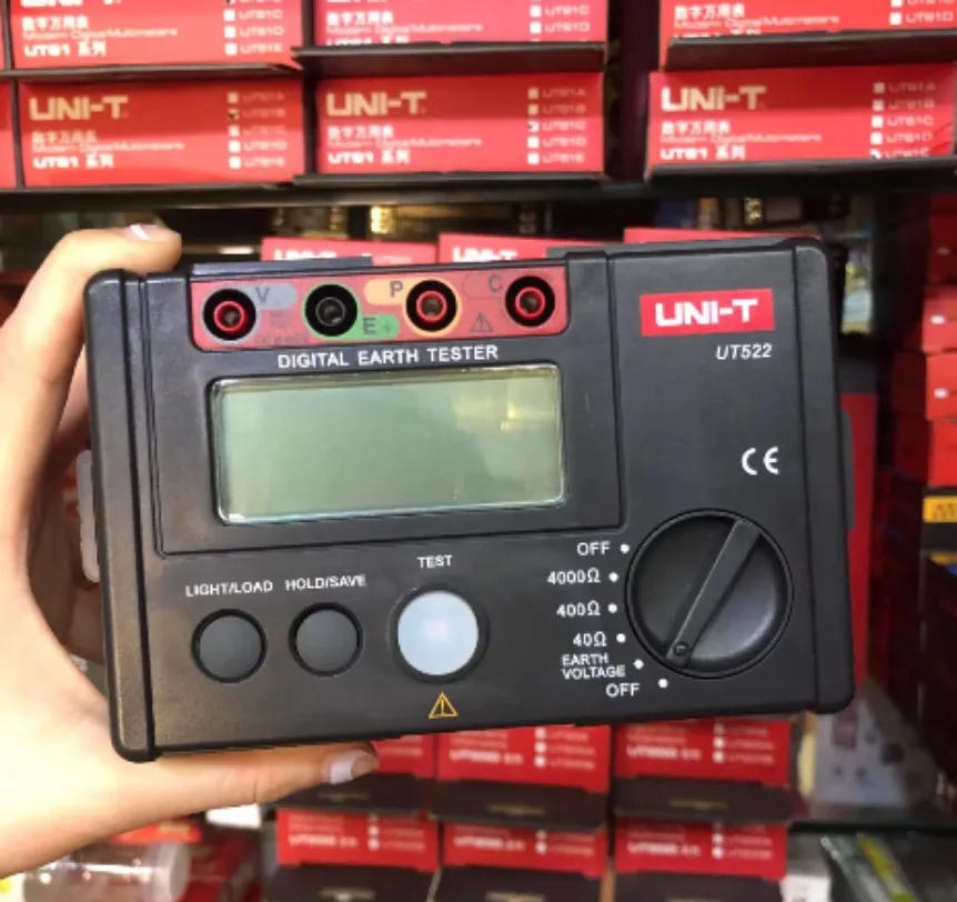 Фото UNI-T UT522 Megger цифровой тестер сопротивления изоляции заземления *SY №1