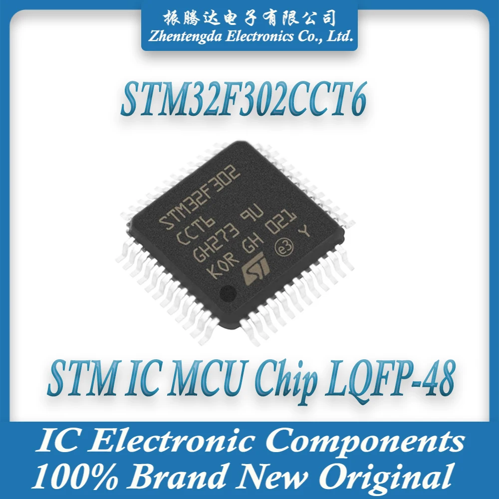 STM32F302CCT6 STM32F302CC STM32F302C STM32F302 STM32F STM32 STM IC MCU Chip LQFP-48 | Электронные компоненты и