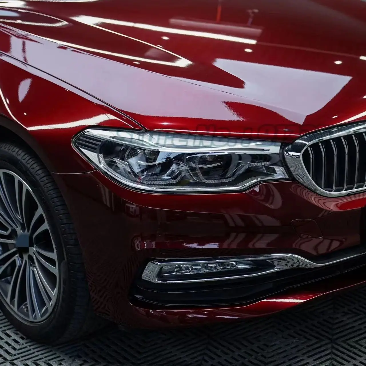 Высочайшее качество суперглянцевая металлическая пленка Dragon Blood красная