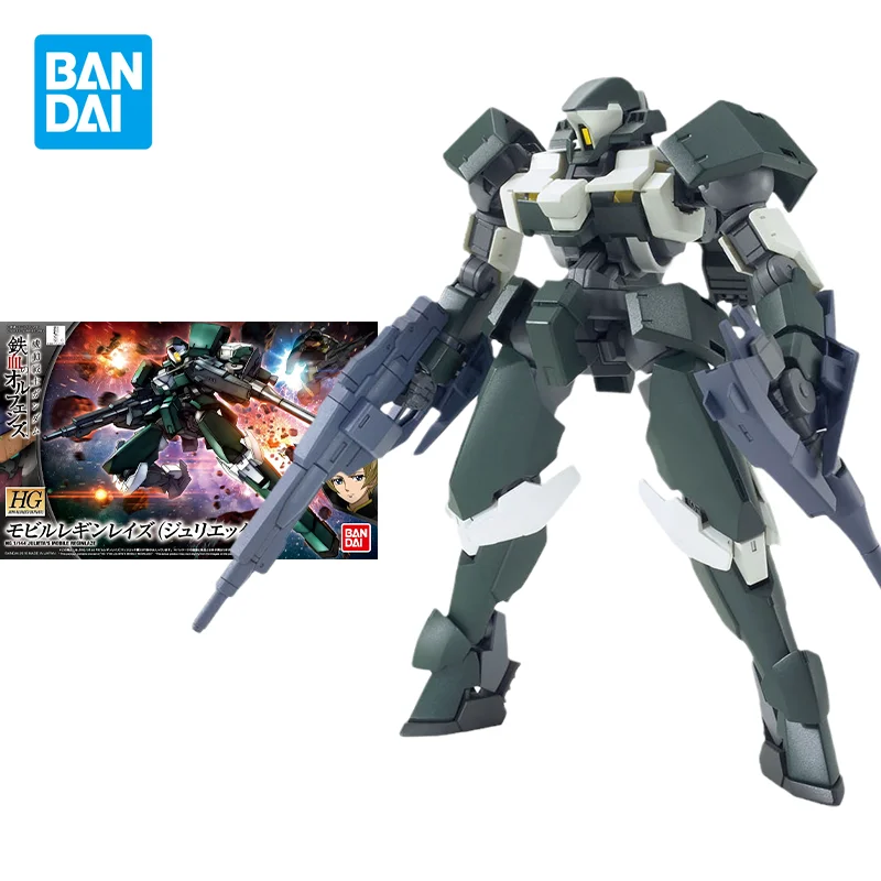 

Bandai Original GUNDAM Anime HG IBO 1/144 JULIETA'S MOBILE REGINLAZE Action FigureToys Collectible Model Gifts for Children