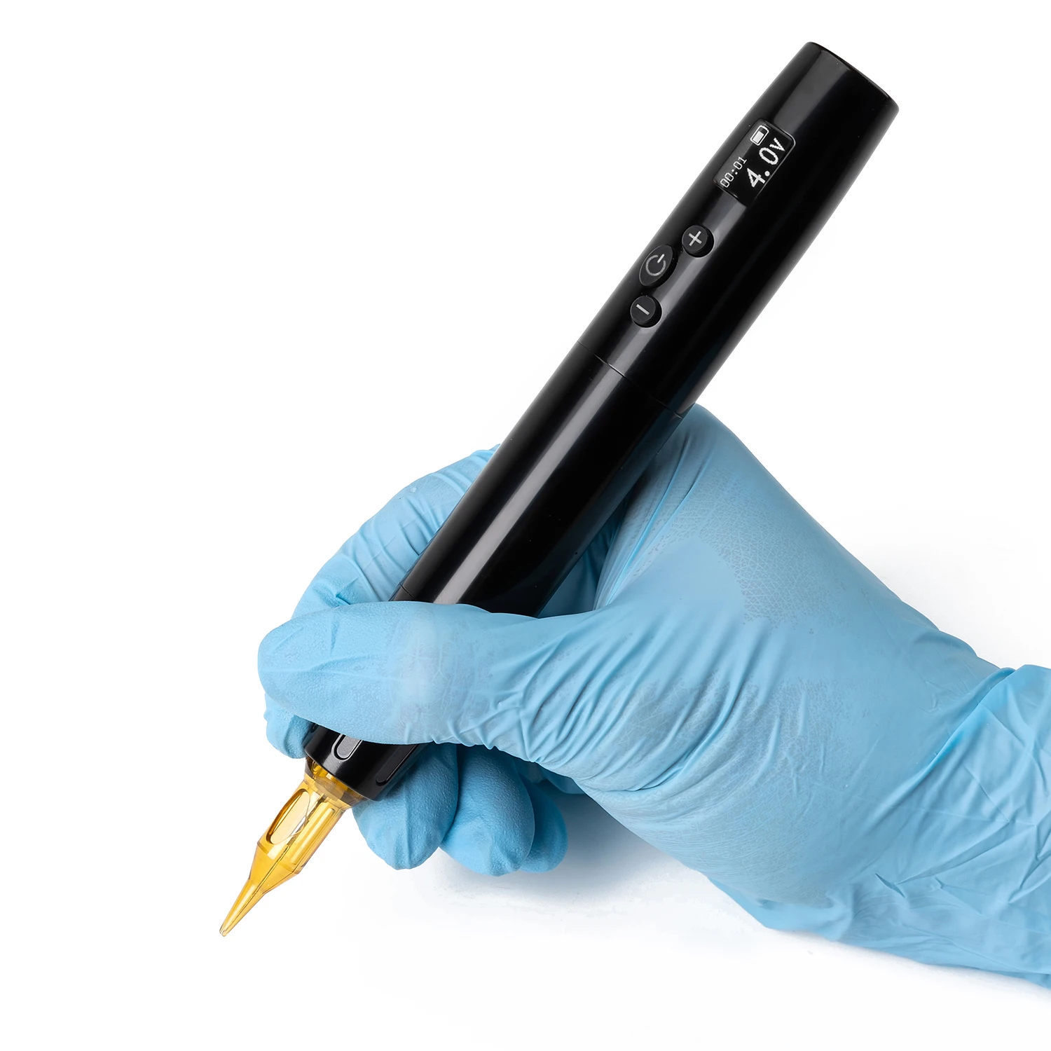 

INKONE Slim Wireless Battery Gradient Tattoo Pen Custom Permanent Make Up Machines 2.8 mm Stroke Tattoo Machine