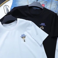 cotton t shirt mens hot diamond solid color short sleeve shirt can be worn up to 35 100kg