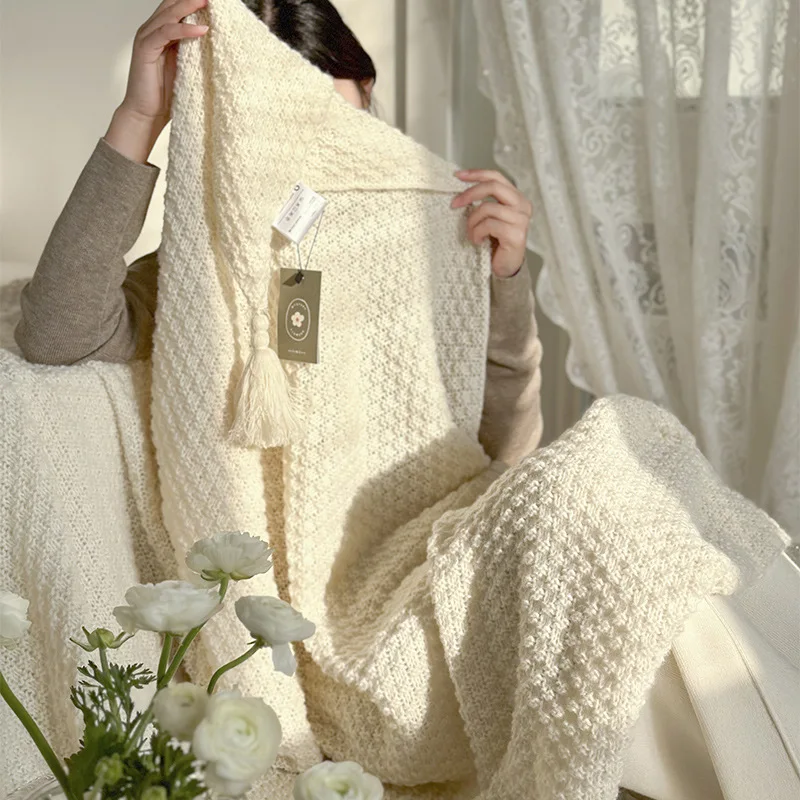 Большое Висящее Одеяло В Скандинавском Стиле Ретро С Бахромой Семейное Живое