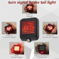 rear bicycle turn signals tail lamp brake indication taillight safety warning high visibility bike light laser led spare parts