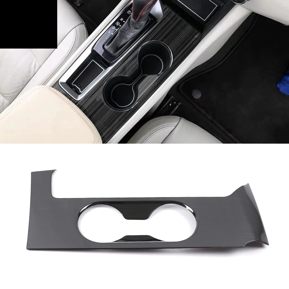 

stainless steel car drink water cup frame panel trims for nissan altima teana 2019 2020 2021 2022 central console decoration