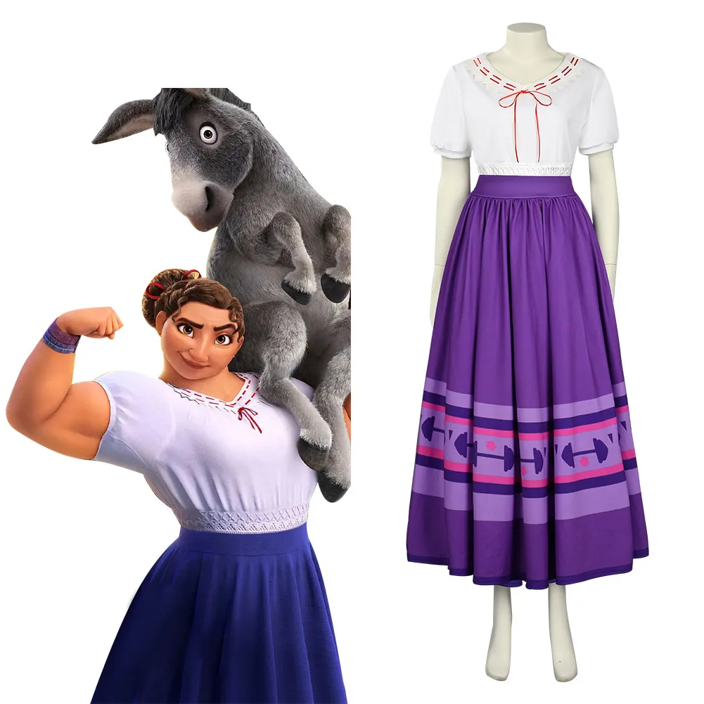 

Взрослый костюм для косплея Luisa Madrigal, наряды, костюмы для Хэллоуина, карнавальный костюм