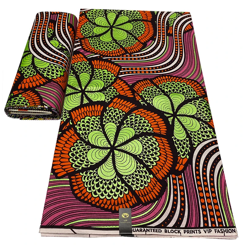 

Guarunteed African Real Golden Wax Prints 100% Cotton High Quality Ghana Pagne Gold Wax Africain Loincloth Ankara Fabric HS0420