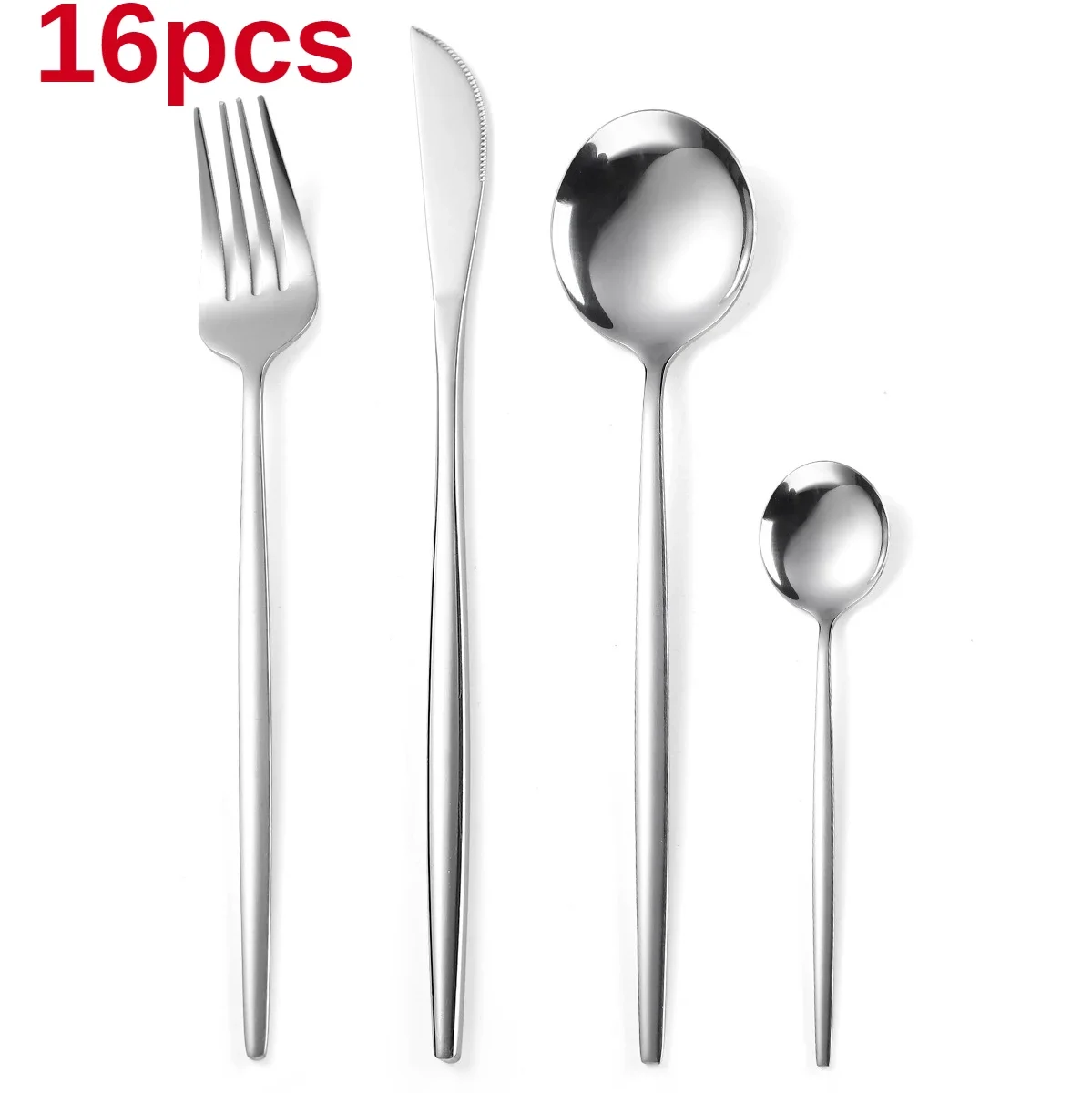 Столовая посуда набор столовых приборов из нержавеющей стали 304 16 искусственных