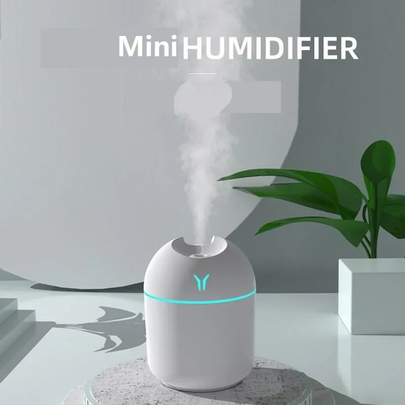 Aroma Essential Oil Diffuser For Home Car Ultrasonic Mute Mist Maker with LED Color Lamp 250ML USB Mini Air Humidifier