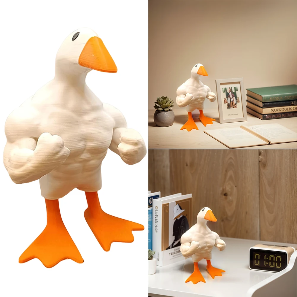 Магнитный держатель для ключей в виде гуся мышечная статуя утки орнамент