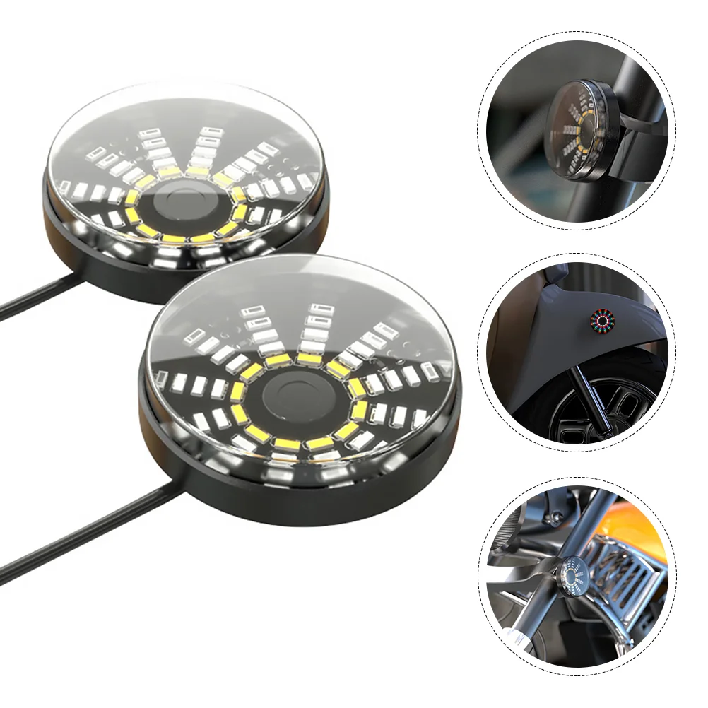 

2Pcs Cool Motorcycle Tail Motorcycle Modified Lamp Modified Accessories