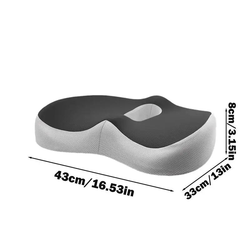 Подушка на сиденье нескользящая настольная мягкая подушка эргономичная стул