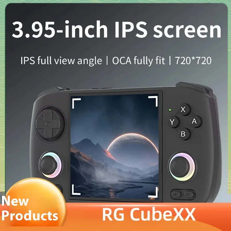 Портативная игровая консоль AMPOWN RG CubeXX 3 95 дюйма HDMI-подключение ТВ-ручка