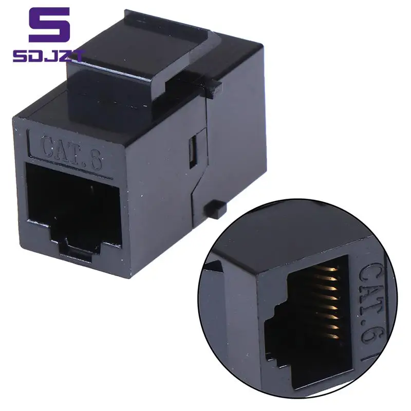 

Встраиваемый соединитель CAT6 RJ45 типа Keystone Jack RJ45 разъемы мама-мама Прямые соединители для модуля Keystone