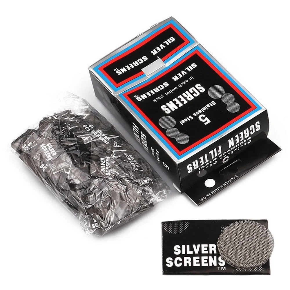 

Tobacco Pipe Essential Accessories Silver Filter Mesh 15mm-20mm Smoking Pipe Dedicated Brass Screen 100 Pieces
