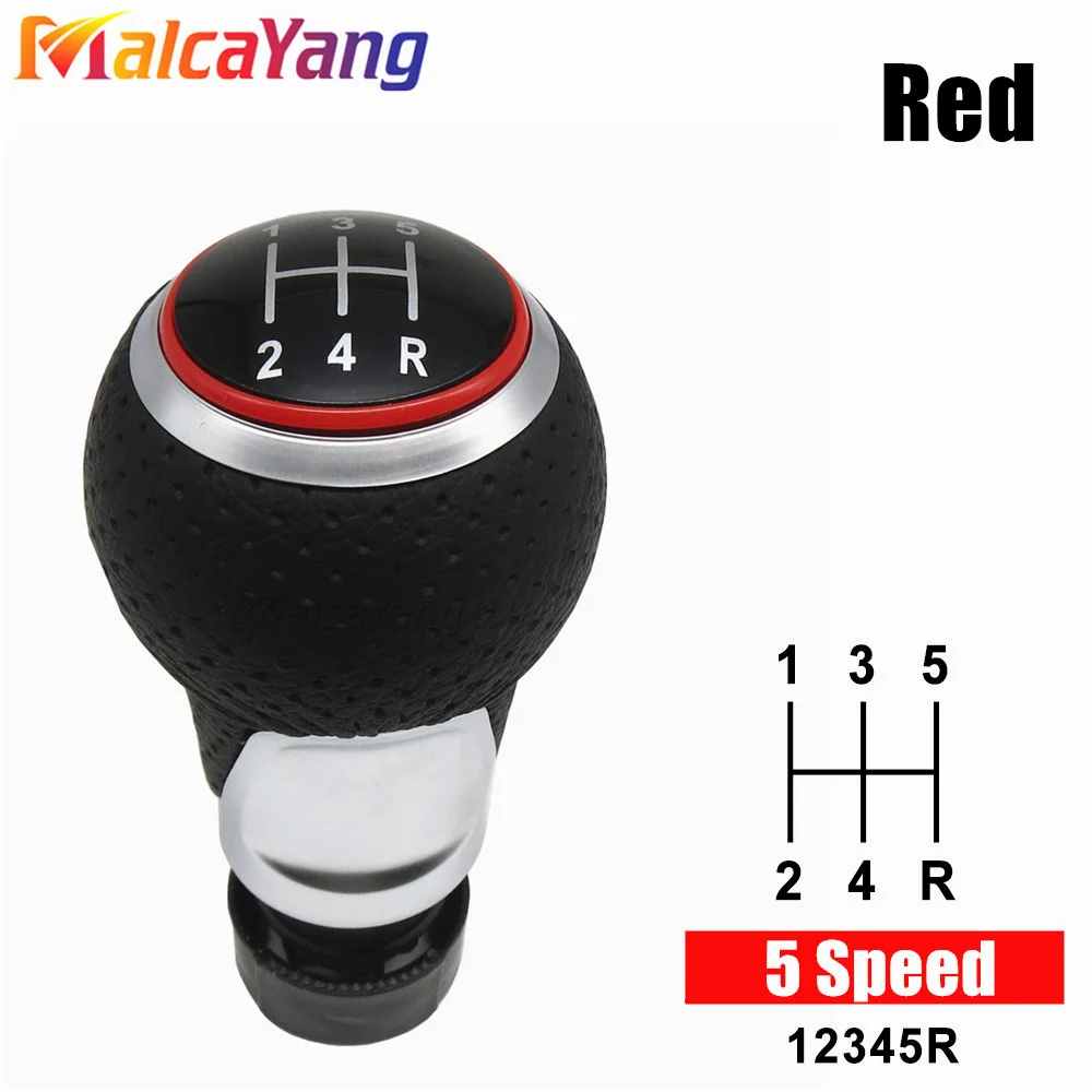 

Для Audi A3 S3 8p 2003-2013 A4 S4 Q5 S-Line 2007-2015 Кожаный рычаг переключения передач из искусственной кожи Автомобильная ручка переключения передач 12 мм 5/6 скоростей