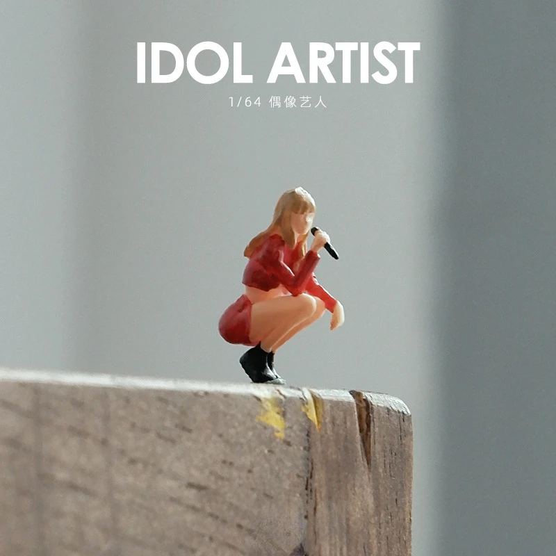 

Diorama 1/64 Scale Figurines Model Idol Singer Collection Miniature Hand-painted SCJ