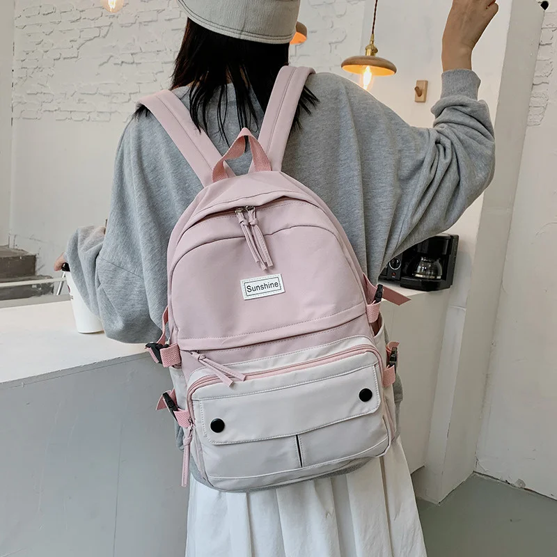 

Schoolbags For Teenager Girls Boys Travel Multifunction Women Backpack Fashion Youth Korean Style Shoulder Bag Laptop Backpack