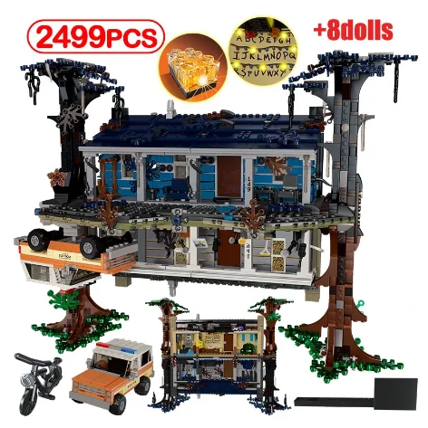 

Compatible 75810 Stranger Things The Upside Down Building Blocks Bricks Set Toys For Children Birthday Christmas Gifts 2499pcs