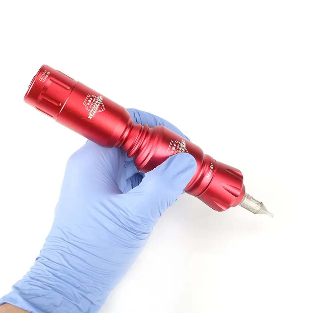 

Mini Rocket Tattoo Machine Set 2Pcs Professional Electrical Rotary Tattoo Pen Gun Shader Liner Makeup Supplies Tattoo Pen