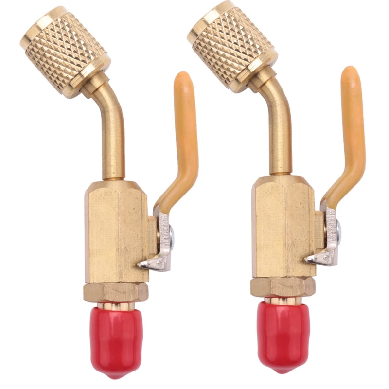 Флюоресцентный запорный клапан для шлангов кондиционеров, дюйма Флюоресцентный запорный клапан для шлангов кондиционеров, дюйма